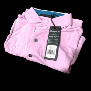 Greyson Cayuse Polo, Mauve Mist, Small, NWT
